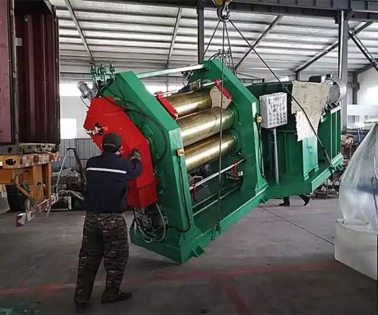 rubber calender machine at Crowns Machinery, enhancing operational efficiency in rubber sheet manufacturing